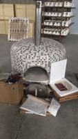Four à pizza en briques de patio italien, four à pizza au bois de chauffage extérieur avec un nouveau design pour la cuisson