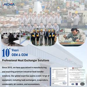 <span class=keywords><strong>เครื่อง</strong></span>แลกเปลี่ยนความร้อนแบบท่อครีบคลื่นสแตนเลส Aidea พร้อมมอเตอร์และเครื่องยนต์สำหรับกระบวนการอบแห้งด้วยไอน้ำ - Product Image 4