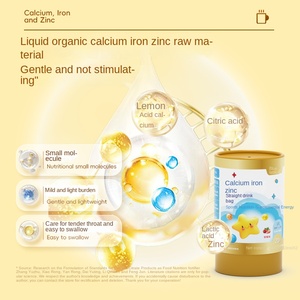 Bluebay Canxi Sắt Kẽm Vitamin Rắn Canxi Citrate Trái Cây Rau Uống Cho Trẻ Em 200Ml Hộp Bao Bì OEM - Product Image 4