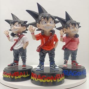 Figurine de dessin animé personnalisé en PVC Son Goku, jouet de <span class=keywords><strong>collection</strong></span>, affichage, cadeau, maison, voiture, décoration, ornement - Product Image 4