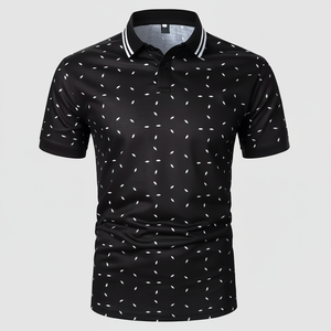 Polos de hombre 2025, Polo clásico de Color sólido, Polo de manga corta para hombre, polos informales de talla grande de alta calidad para hombre - Product Image 1