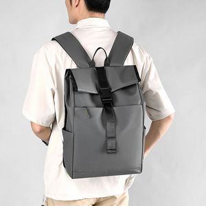 YY75 Custom Large Capacity AntiTheft Expandable Roll Top <b>Computer</b> <b>Bag</b> With Logo Waterproof Business Men Outdoor College Backpack - Product Image 3