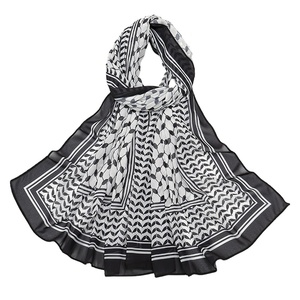 Palestine Keffiyeh <b>Scarf</b> <b>Chiffon</b> Modest Muslim Lady Hijab Summer Durable Wholesale - Product Image 1