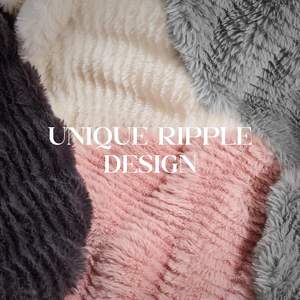 Fauteuil pouf géant moelleux à motif ondulé 50\" X 50\" X <span class=keywords><strong>24</strong></span>\" Design moderne Fauteuil pouf en tissu gris pour adultes Remplissage - Product Image 4