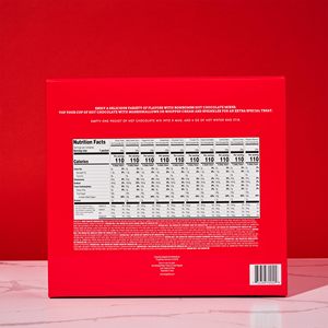 Mini coffret cadeau chocolat chaud – Contenants en verre, emballage festif découpé, saveurs de desserts : Rocky Road, Cookie Butter, Tarte à la <span class=keywords><strong>citrouille</strong></span> – Ensemble - Product Image 2
