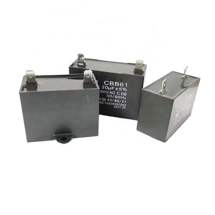 Condensatore CBB61 8uF 450V AC - Per Ventilatori Ed Elettrodomestici