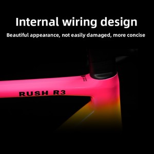 Vélos de route en carbone T800, cadre ultra léger, coloris variés, câblage interne complet, frein à disque double, roue 700c, cadre entièrement en carbone - Product Image 3