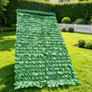 Rouleau de clôture <span class=keywords><strong>artificielle</strong></span> réaliste en feuilles et fleurs, sans entretien, résistant aux UV, écologique, moderne, pour <span class=keywords><strong>jardin</strong></span> extérieur et cour, en soie <span class=keywords><strong>artificielle</strong></span> - Product Image 3