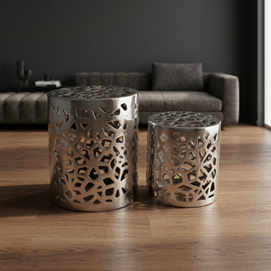 Aluminum <b>Stool</b> Set of <b>2</b> pcs - Product Image 3