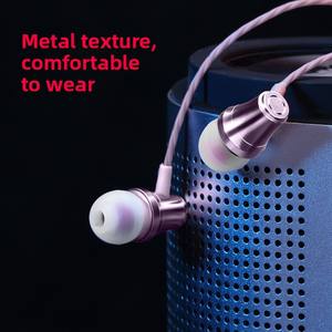 Casques audio filaires en métal à <span class=keywords><strong>prix</strong></span> réduit, disponibles en plusieurs couleurs, confortables à porter - Product Image 3