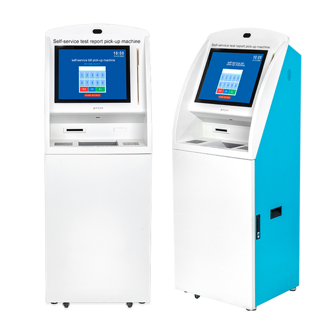 2026 New Pos System Hospital Queue Management System Printing Kiosk A4 Self Service Printing Kiosk