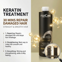 Traitement à la kératine brésilienne MaxCare OEM ODM, qualité salon, 1000 ml, hydratant, nourrissant, réparateur, lissant, marque privée