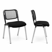 Chaise de bureau en maille de haute qualité, chaise de conférence empilable, chaises de bureau individuelles pour salle d'attente