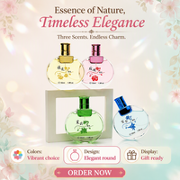 Parfums floraux frais en vaporisateur 55 ml Osmanthus Rose Jasmin Lys Longue tenue Flacons en verre ronds Vente en gros