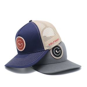 Gorra de Camionero Personalizada de Buena Calidad, Bicolor, Unisex, con Apliques, Logotipo Bordado, Gorra de Golf para Hombre y Mujer - Product Image 1