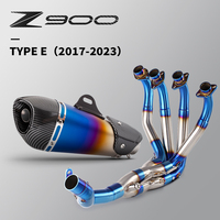 Tuyau de raccordement avant 51 mm pour système d'échappement à enfiler, compatible avec moto Z900 2017-2023, tuyau de connexion d'échappement modifié