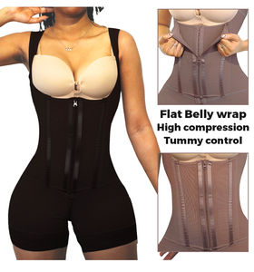 Body Moldeador Postoperatorio de Lujo para Mujer, Transpirable, Sin Costuras, Antibacterial, Control Firme, Nylon <span class=keywords><strong>Acolchado</strong></span>, Colombianas - Product Image 2