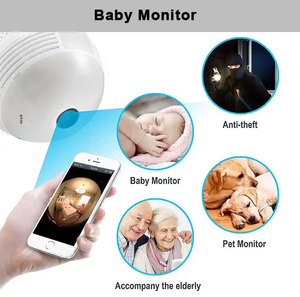 全高清E27无线110-220V Wifi灯泡摄像机360 WiFi闭路电视安全摄像机，适用于一般家庭室内和室外摄像机 - Product Image 3