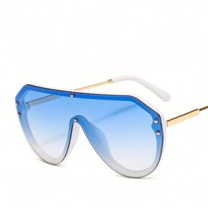 Nouvelles Lunettes de Soleil Carrées Surdimensionnées Sans Monture UV400 Tendance 2021 pour Hommes et Femmes - Product Image 3