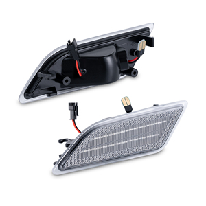 Rõ ràng ống kính phía trước Fender dẫn bên đánh dấu đèn cho Mercedes C-Class w204 C250 C300 C350 C63 Amg bên Bumper đánh dấu đèn - Product Image 5