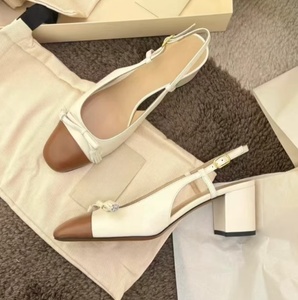 Zapatos planos de ballet para mujer estilo vintage francés - zapatos individuales de piel de oveja con tacón bajo, casuales de negocios, con cordones. - Product Image 6