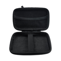Tournevis de voyage multifonction en plastique, étui EVA étanche et antichoc, couverture rigide avec fermeture éclair, noir, marque personnalisée, outil essentiel