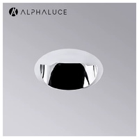 Spot LED encastré carré moderne en aluminium, 15W, IP44, dimmable, sans cadre, pour présentoirs de bijouterie