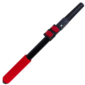 Barra telescópica de extensión roja y negra de <span class=keywords><strong>37</strong></span> pulgadas con mango de aluminio ajustable de 19.69 a <span class=keywords><strong>37</strong></span> pulgadas para espátula de paneles de yeso, rodillo de pintura, OEM, bricolaje - Product Image 1