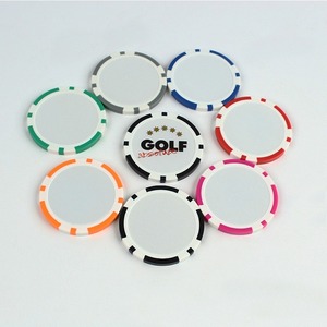 Marcador de posición de pelota de golf con diseño de logotipo personalizado gratuito/marcador de fichas, pegatina de moneda, marcadores de pelota para regalos de negocios - Product Image 1