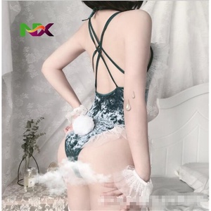 Conjunto de Lencería Sexy Japonesa, Disfraz de Conejita, Uniforme Escolar Kawaii, Disfraz para Club Nocturno, Cosplay, TV y Cine - Product Image 4