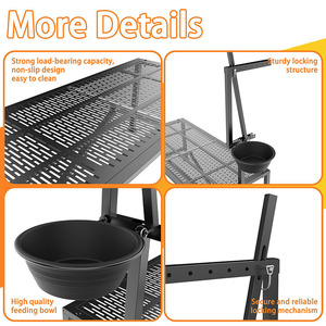 Supporto per <span class=keywords><strong>Capre</strong></span> JH-Mech 400 lbs per Toelettatura e Taglio Zoccoli con Piattaforma Spessa 1mm e Design Antiscivolo, Supporto per Mungitura <span class=keywords><strong>Capre</strong></span> - Product Image 3