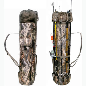 Muestra Gratuita, Bolsa Organizadora de Cañas y Carretes de Pesca de Lona Resistente, Bolsa de Transporte para Viajes, con Capacidad para 5 Cañas y Aparejos - Product Image 2