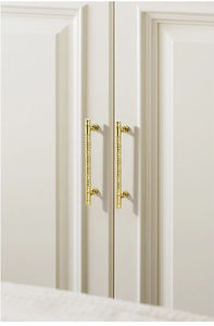 Manijas Modernas de Aleación de Zinc para Gabinetes de Cocina, Tiradores PVD de Alta Resistencia para Cajones y Puertas de Armarios, Herrajes para Muebles con Orificio para Tornillo Expuesto - Product Image 5