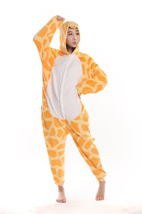 Pijamas <span class=keywords><strong>licorne</strong></span> une pièce en stock AMZ fête Cosplay Kigurumi dessin animé Animal Costume flanelle polaire femmes hommes vêtements de nuit - Product Image 5