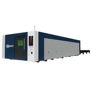 All Cover CNC Carbon Steel Laser Cutter 1500w 2KW 3KW 1530 Fiber Laser Cutting Machine with exchange table