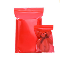 Sacs de protection antistatiques ESD en PE rose avec fermeture éclair pour l'emballage de composants électroniques, sacs d'emballage ESD pour l'usine électrique