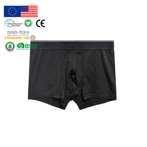 กางเกงในชายพิมพ์ลายอักษรตามสั่ง เนื้อผ้านุ่ม บ็อกเซอร์และบรีฟผ้าฝ้าย ดีไซน์ทันสมัย สำหรับผู้ชาย ทรงสามเหลี่ยม ผลิตจากโรงงาน เหมาะสำหรับนักเพาะกาย แพ็คหลายตัว - Product Image 1