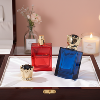 Ensemble de flacons de parfum en verre vides de luxe personnalisés en gros pour l'usine de remplissage de parfums, entreprise cosmétique, fabricant direct