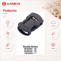 ANMCO Boucle de ceinture de sécurité 5 points écologique pour voiture 25 mm, boucle pour poussette bébé