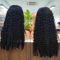 Péruque Frontale en Dentelle HD Sans Colle Cheveux Naturels Humains Vierge du Vietnam Ondulés Profonds, 13x6, Densité 180% 250%