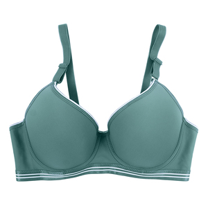 Customization Woman Large Smooth Molded Bra Adjusted Strap T-shirt Bra <strong>Sxey</strong> Plus Size OEM Service Solid Plain Dyed Girl Lady - Product Image 3