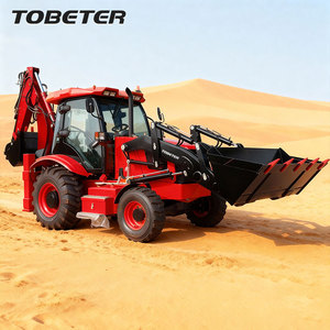 Tobeter tất cả các địa hình backhoe <span class=keywords><strong>loader</strong></span> với bánh xe tải 2.5 tấn công suất thích ứng lật - Product Image 1