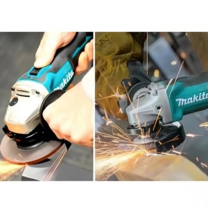 <span class=keywords><strong>Amoladora</strong></span> Angular Eléctrica Inalámbrica <span class=keywords><strong>MAKITA</strong></span> <span class=keywords><strong>18V</strong></span> 125mm DGA404, Alta Potencia, Recargable, de Litio, para Cortar y Pulir, China - Product Image 5