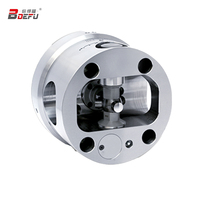 BDEFU Solid Pneumatic Chuck 3 Jaw Lathe Chuck Steel Three Jaw Power Chuck for CNC Lathe Drilling Milling Machine