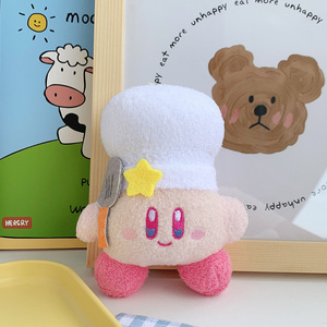 Nuevo Modelo de Peluche de <span class=keywords><strong>Kirby</strong></span> con Gorro de 12 cm, Adorable Muñeco de Peluche de <span class=keywords><strong>Kirby</strong></span>, Muñeco de Peluche de Anime, Colgante para Bolsa, Adorno - Product Image 4