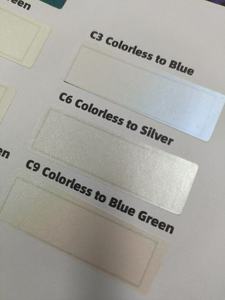 Encre optique variable C6 incolore à argentée pour sérigraphie, encre à changement de couleur pour l'étiquetage des certificats d'authentification de marque - Product Image 2