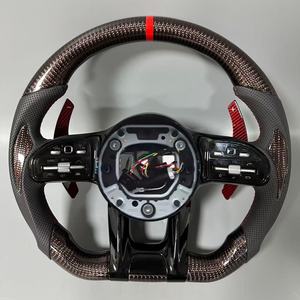 พวงมาลัยรถยนต์หนังทำเองสำหรับ <span class=keywords><strong>Mercedes</strong></span> Benz 809สำหรับ G63 <span class=keywords><strong>E250</strong></span> X290 W204 W205 W218 W222 W463 C463อุปกรณ์ C190 - Product Image 6