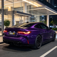 Film PET anti-rayures couleur changeante Twilight Purple de ColourXP Factory Wholesale pour la protection de la vie privée des véhicules, style de carrosserie de luxe.