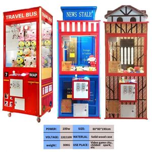 Máquina de Juego de Agarrar Muñecas con Grúa de Estilo Británico, Operada con Monedas, con Patos de Goma y Cabina Telefónica, Personalizable NINIX 150W - Product Image 5