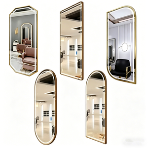 Modern Luxury <b>LED</b> <b>Light</b> Salon <b>Mirror</b> Hairdressing Equipment Furniture Set for Beauty & Barber Shops - Product Image 6